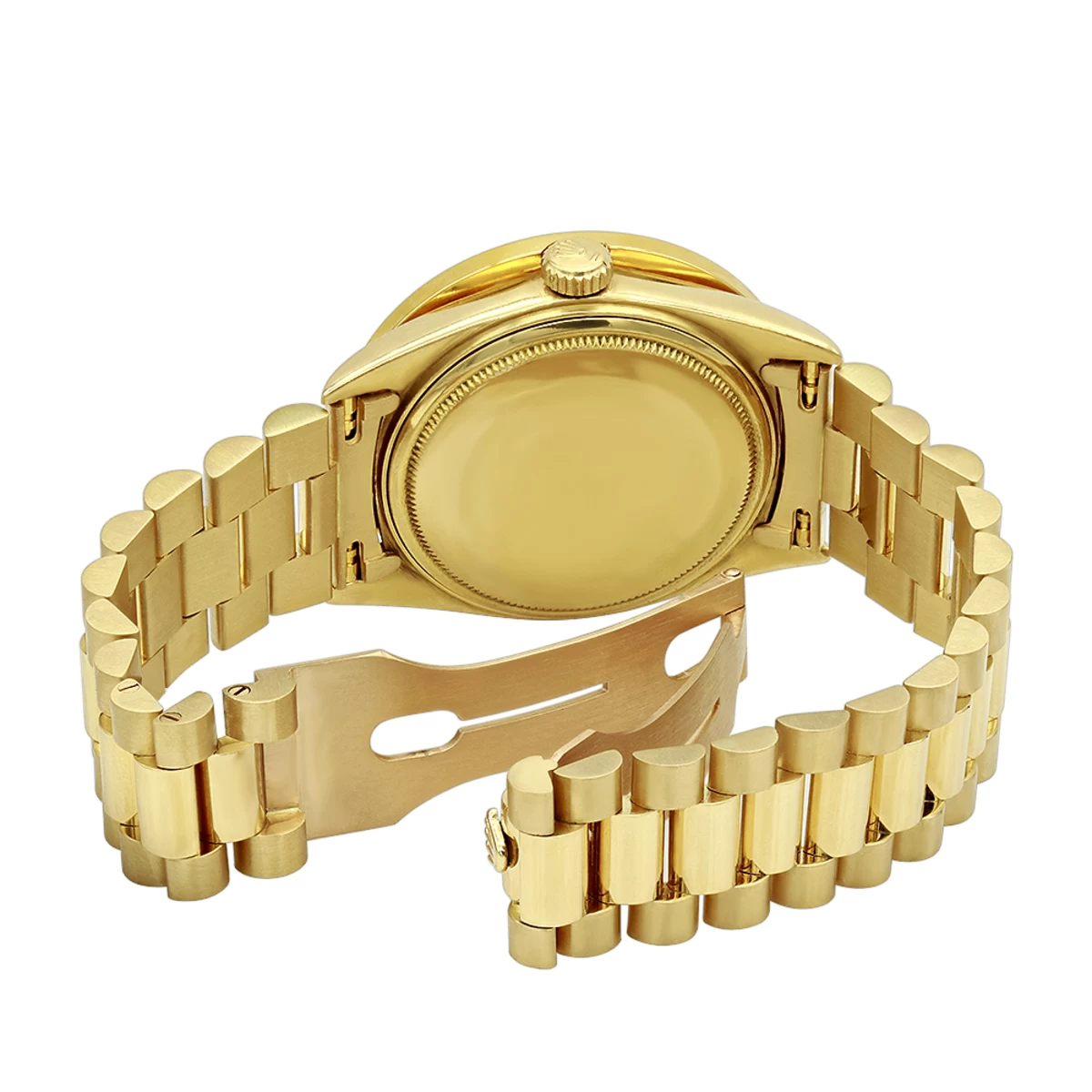 18K Gold Rolex Oyster Perpetual Diamond Watch For Men 3.65ct Green MOP DIal 2 18K Gold Rolex Oyster Perpetual Diamond Watch For Men 3.65ct Green MOP DIal - Image 2