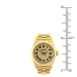 18K Gold Rolex Presidential Datejust Diamond Watch For Women 2ct -Watch Store 18k gold rolex presidential datejust diamond watch for women 2ct ruler
