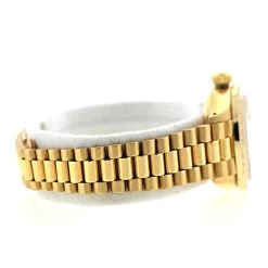 Ladies 18K Gold Rolex Presidential Datejust 26mm Diamond Watch Champagne Dial 1.2ct -Watch Store 18k gold rolex presidential datejust ladies diamond watch 12ct box