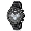2 Carat Black Diamond Bezel Watch For Men By Luxurman