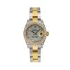 26mm Ladies Diamond Rolex Datejust Watch Silver Dial 1.25ct Two Tone 179173