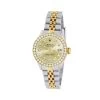 Women's Diamond Watch Rolex Oyster Perpetual Datejust Yellow Gold