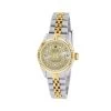 Women's Diamond Watch Rolex Datejust Gold 26mm W00257
