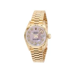 Women's Diamond Watch Rolex Datejust 18K Gold 26mm Pink Dial W00181 5 Women's Diamond Watch Rolex Datejust 18K Gold 26mm Pink Dial W00181 -Watch Store 26yeprrosemop1 pl