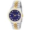 Men's Gold Diamond Watch Rolex Datejust 36mm Jubilee Bracelet Blue Dial Yellow Gold And Stainless Steel