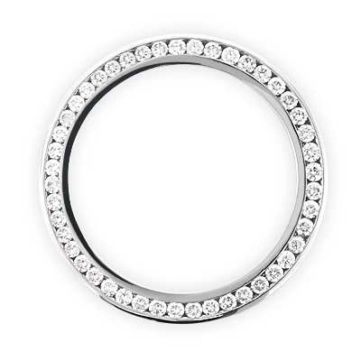 5 Carat Breitling Custom Diamond Bezel For Super Avenger 1 5 Carat Breitling Custom Diamond Bezel For Super Avenger