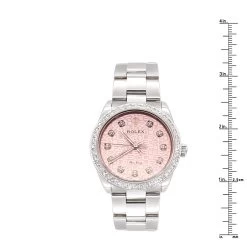 Air King Rolex Diamond Watch For Women 2ct Pink Dial -Watch Store air king rolex diamond watch for women 2ct pink dial ruler
