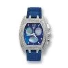 Aqua Master Iced Out Men's Diamond Watch 3.50ct Blue