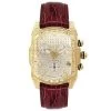 Aqua Master Ladies Yellow Tone Diamond Bubble Watch