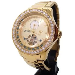 Aqua Master Tourbillon Floating Diamonds Watch 5.75 Carat