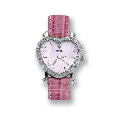 Aqua Master Diamond Heart Shaped Watch 0.50ct 1 Aqua Master Diamond Heart Shaped Watch 0.50ct