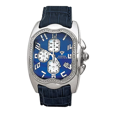 Aqua Master Men's Diamond Watch 1.00ct Blue 1 Aqua Master Men's Diamond Watch 1.00ct Blue