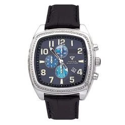 Aqua Master Men's Diamond Watch 1.25ct Blue