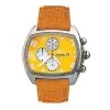 Aqua Master Men's Diamond Orange Face Watch Aqua Beetle 1ct