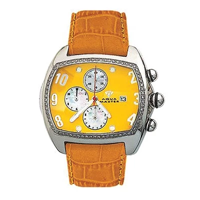 Aqua Master Men's Diamond Orange Face Watch Aqua Beetle 1ct 1 Aqua Master Men's Diamond Orange Face Watch Aqua Beetle 1ct