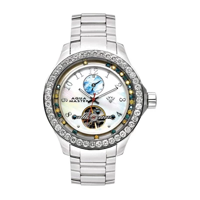 Aqua Master Men's Floating Diamond Watch 5.75ct 1 Aqua Master Men's Floating Diamond Watch 5.75ct