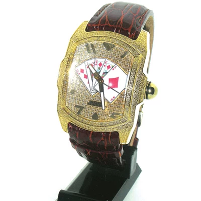 Aqua Master Vegas Poker Men's Diamond Watch 1 Aqua Master Vegas Poker Men's Diamond Watch