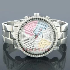 Aqua Master Worldface Men's Diamond Watch 4.50