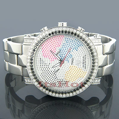 Aqua Master Worldface Men's Diamond Watch 4.50 1 Aqua Master Worldface Men's Diamond Watch 4.50