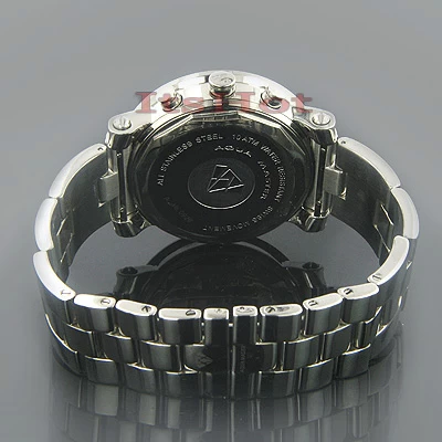 Aqua Master Worldface Men's Diamond Watch 4.50 2 Aqua Master Worldface Men's Diamond Watch 4.50 - Image 2