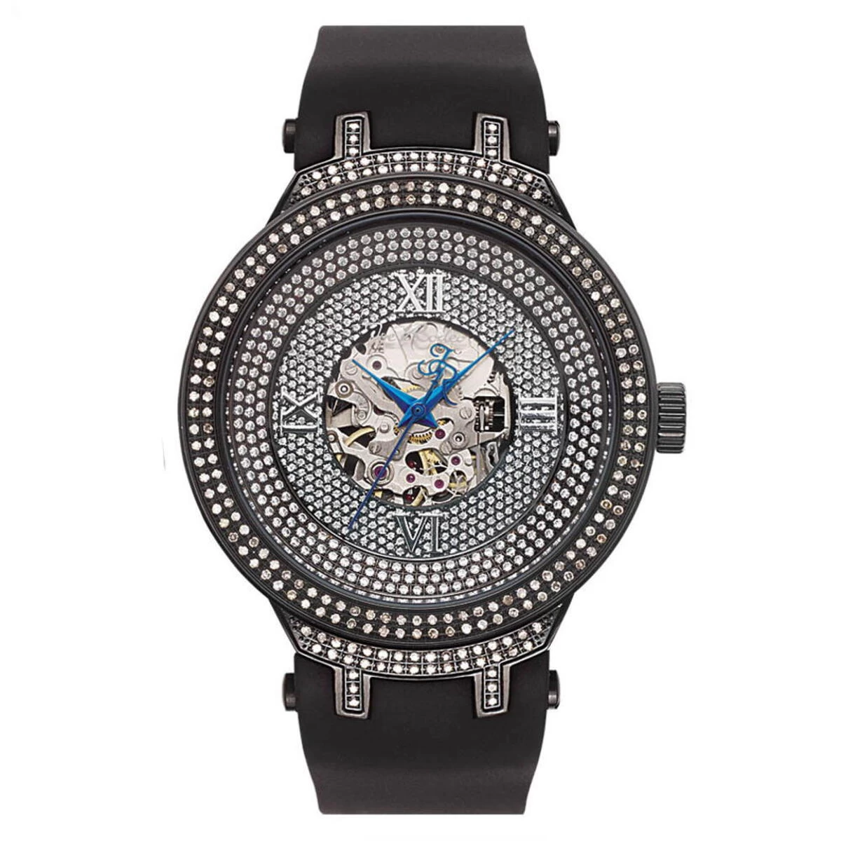 Automatic Men's Joe Rodeo Diamond Watch 2.20ct 1 Automatic Men's Joe Rodeo Diamond Watch 2.20ct