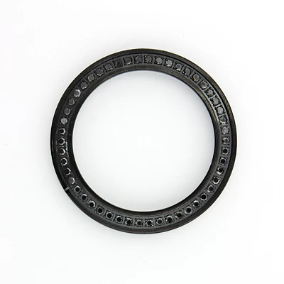 Black Diamond Watch Bezel For Raptor Men's Luxurman Watches 2ct 3 Black Diamond Watch Bezel For Raptor Men's Luxurman Watches 2ct - Image 3