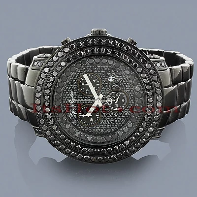 Hip Hop Oversized Black Diamond Watch For Men Joe Rodeo Junior 8ct 2 Hip Hop Oversized Black Diamond Watch For Men Joe Rodeo Junior 8ct - Image 2