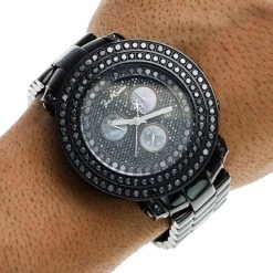 Hip Hop Oversized Black Diamond Watch For Men Joe Rodeo Junior 8ct 13 Hip Hop Oversized Black Diamond Watch For Men Joe Rodeo Junior 8ct -Watch Store black diamond watch by joe rodeo junior 800ct p 42975 bod2