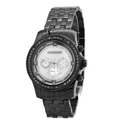 Black Diamond Watch For Men By LUXURMAN 2.25ct
