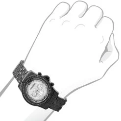 Black Diamond Watch For Men By LUXURMAN 2.25ct 7 Black Diamond Watch For Men By LUXURMAN 2.25ct -Watch Store black diamond watches for men by luxurman 225ct p 44423 1