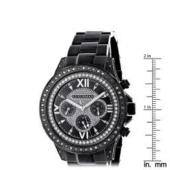 Black Diamond Luxurman Men's Diamond Watch Liberty -Watch Store black diamond watches luxurman mens diamond watch liberty ruler