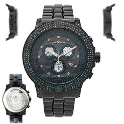 Blue Diamond Joe Rodeo Pilot Men's Watch 3.15ct -Watch Store blue diamond watches joe rodeo pilot mens watch 315ct p 38824 main2