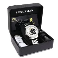 Boxing Gloves Diamond Watch For Men By Luxurman Southpaw Limited Edition -Watch Store boxing gloves diamond watch for men by luxurman southpaw limited edition box