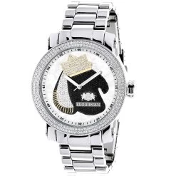 Boxing Gloves Diamond Watch For Men By Luxurman Southpaw Limited Edition
