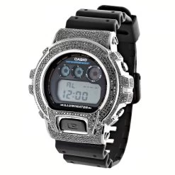 Casio G-Shock Black Diamond Watch DW6900 3.5ct