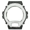 Casio Custom Black And White G-Shock Bezel With Crystals