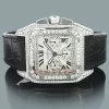 Custom Cartier Men's Diamond Watch 9.64ct Santos 100
