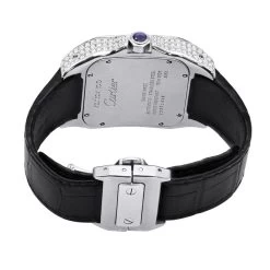 Custom Cartier Santos 100 Men's Diamond Watch 6.92ct -Watch Store custom cartier santos 100 mens diamond watch 692ct 2 20211228 20220505 20220505