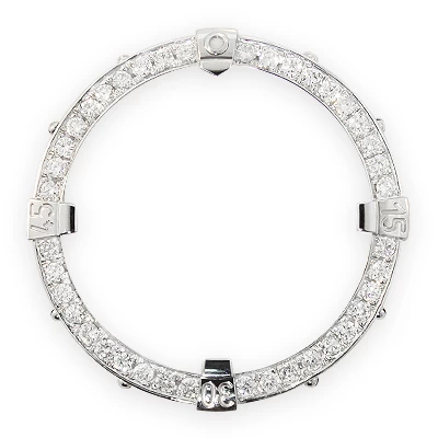 Custom Diamond Bezel For Breitling Super Avenger 2.80ct 1 Custom Diamond Bezel For Breitling Super Avenger 2.80ct