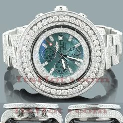 Diamond Breitling Super Avenger Men's Watch 36.55ct