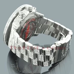 Diamond Breitling Super Avenger Men's Watch 36.55ct -Watch Store custom diamond breitling super avenger mens watch 3655ct p 45782back