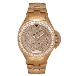 Diamond AquaMaster Rose Gold Tone Men's Diamond Watch 7.25ct