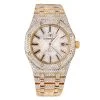 Diamond Audemars Piguet Royal Oak 41mm Full Pave Dial Bracelet 18K Gold Watch