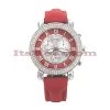 Diamond Benny Co Watch Ice Dial Watch 2.9ct Men's Red