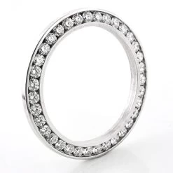 Diamond Custom Made Watch Bezel For Men's Rolex Submariner 4ct