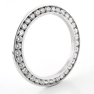 Diamond Custom Made Watch Bezel For Men's Rolex Submariner 4ct 1 Diamond Custom Made Watch Bezel For Men's Rolex Submariner 4ct