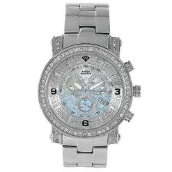 Diamond Men's Diamond Aqua Master Watch 3.60ct