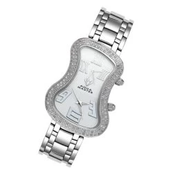 Dual Time Zone Watch Aqua Master Diamond Watch 1.5ct