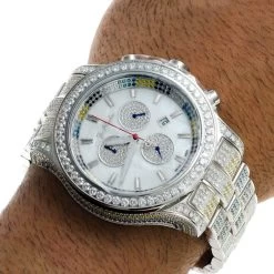 Fully Paved Men's Joe Rodeo Diamond Watch 26.70ct -Watch Store fully paved mens joe rodeo diamond watch 2670ct p 35653 bod2