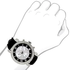 6.5 Carats G VS Diamonds Swiss Made Men's Diamond Watch Benny And Co 44mm Case Black Dial 6 6.5 Carats G VS Diamonds Swiss Made Men's Diamond Watch Benny And Co 44mm Case Black Dial -Watch Store g vs diamonds swiss made mens diamond watch benny and co 65 carats 44mm black dial 968847 bod